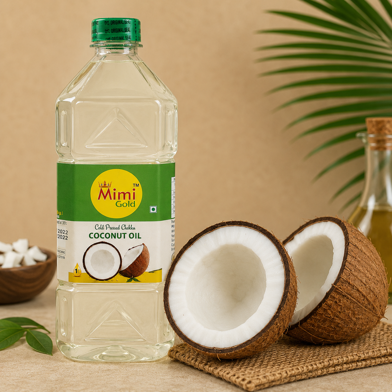 Cold Pressed Coconut Oil (மரச்செக்கு தேங்காய் எண்ணெய்)