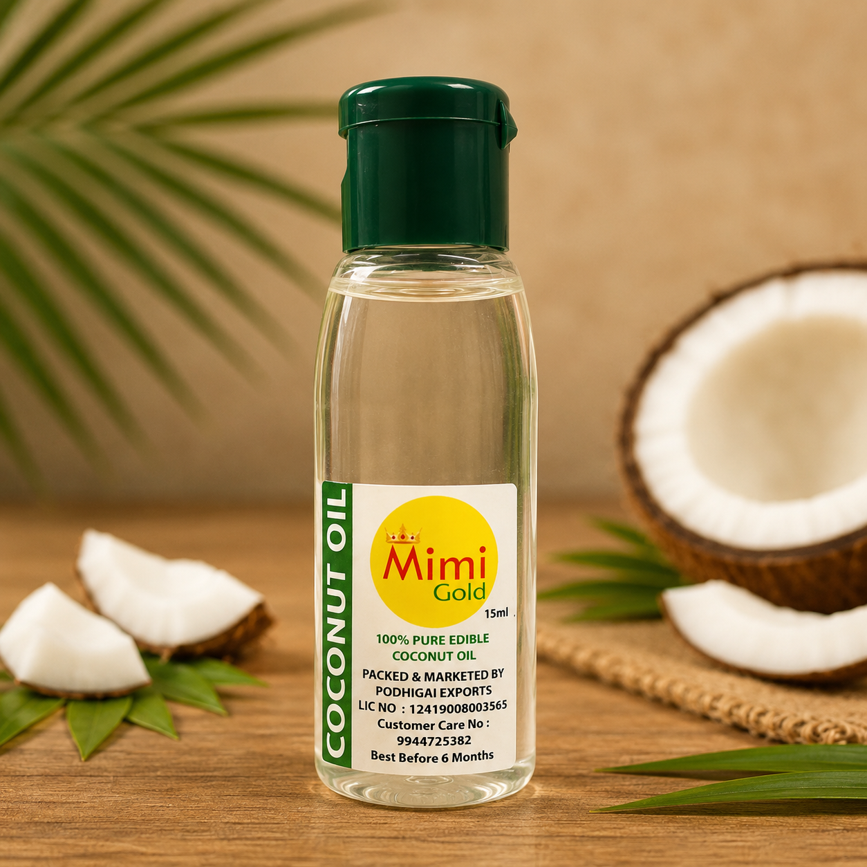 Cold Pressed Coconut Oil (மரச்செக்கு தேங்காய் எண்ணெய்)