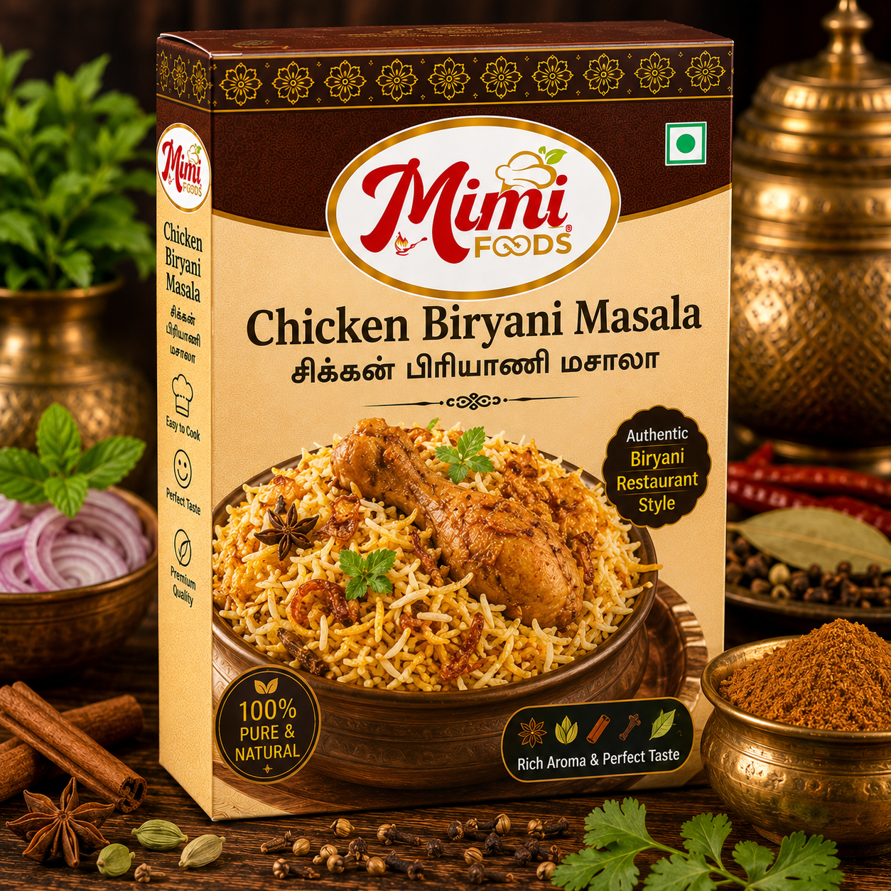 Chicken Biryani Masala (சிக்கன் பிரியாணி மசாலா)