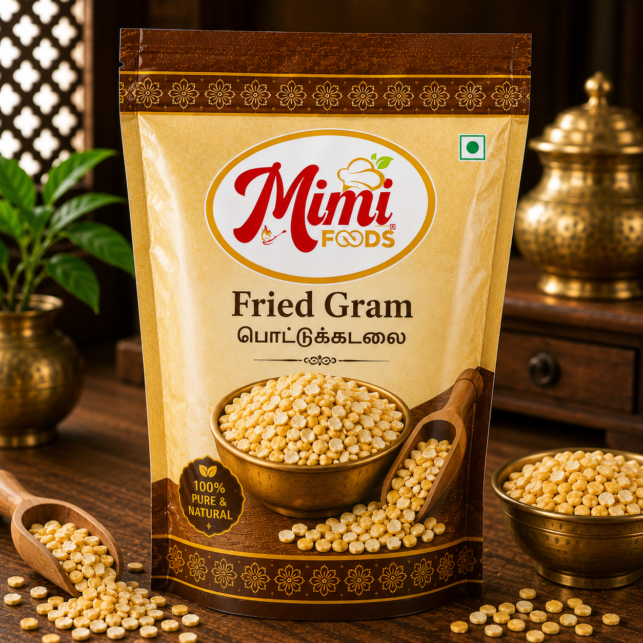 Fried Gram (பொட்டுக்கடலை)
