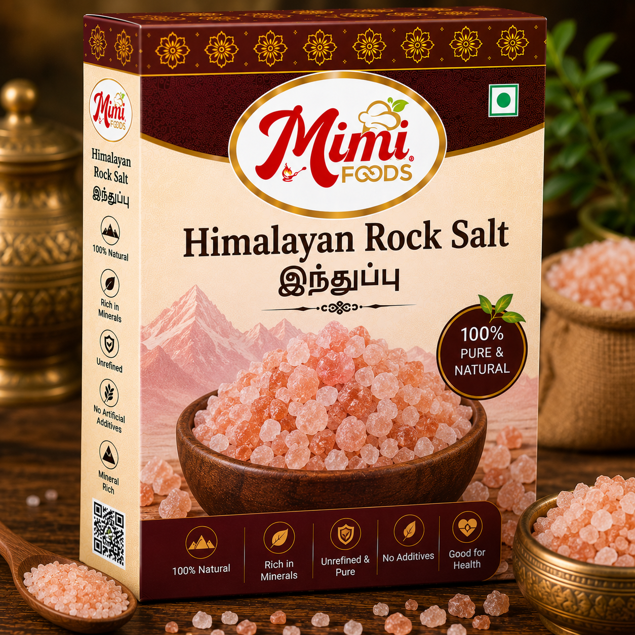 Himalayan Rock Salt (இந்துப்பு)