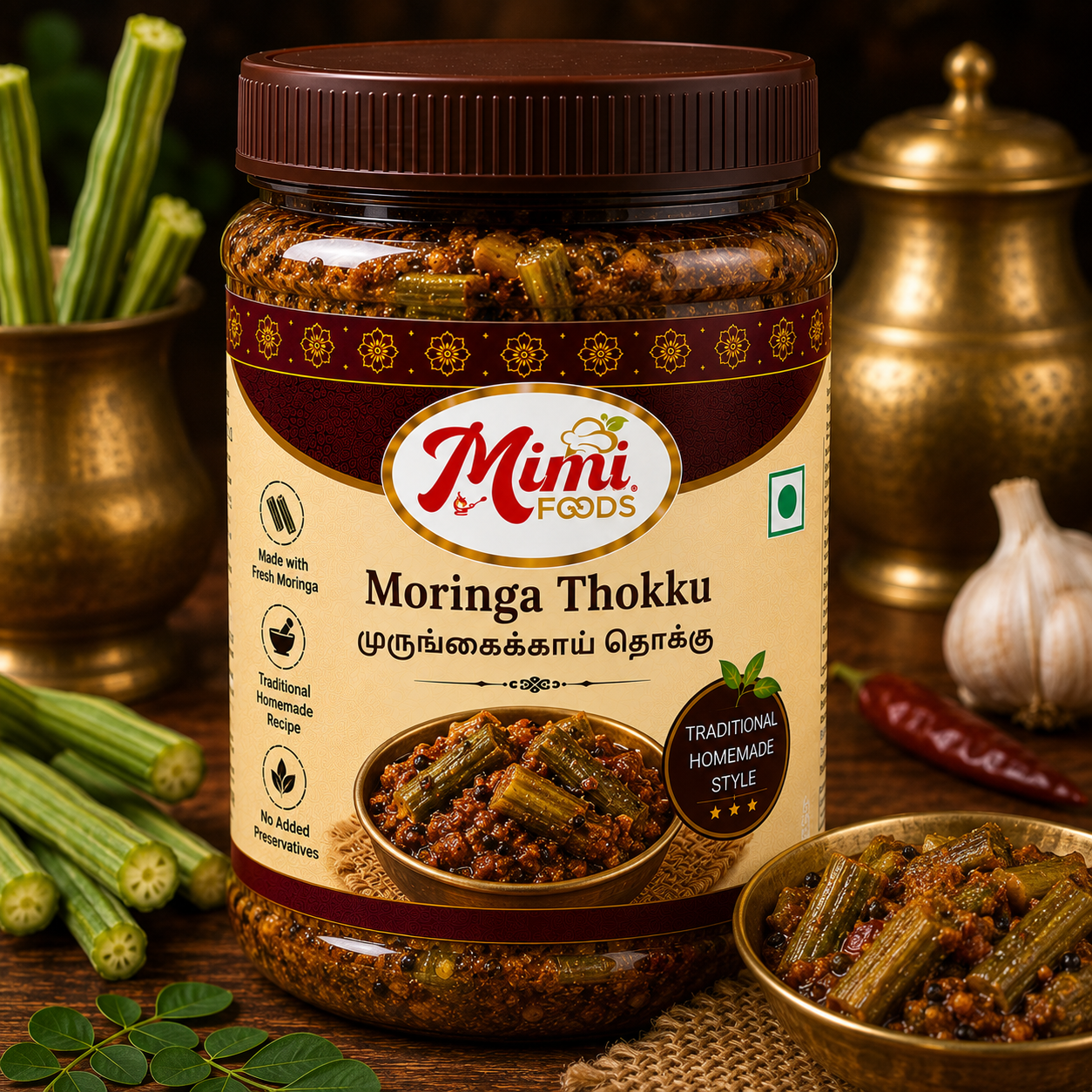 Moringa Thokku (முருங்கைக்காய் தொக்கு)