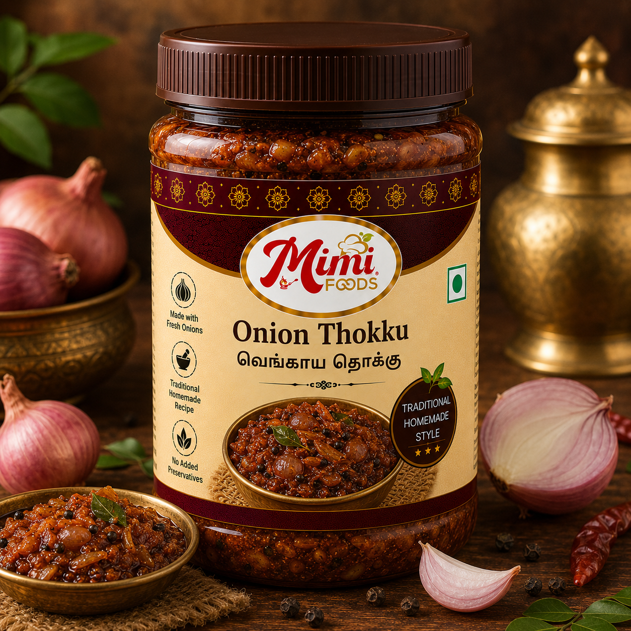 Onion Thokku (வெங்காய தொக்கு)