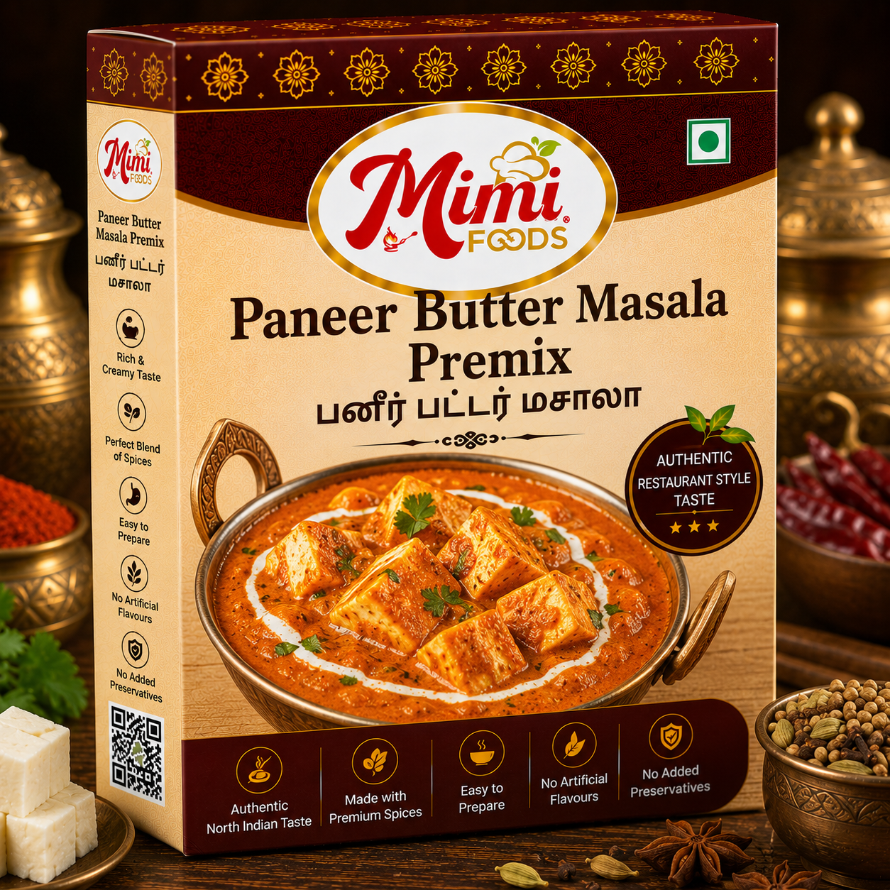 Paneer Butter Masala Premix (பனீர் பட்டர் மசாலா ப்ரீமிக்ஸ்)