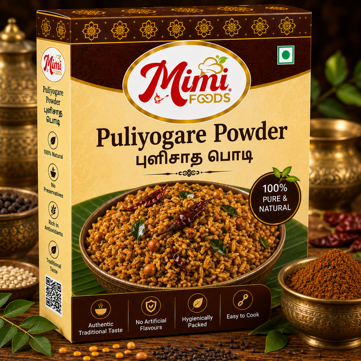 Puliyogare Powder (புளிசாத பொடி)