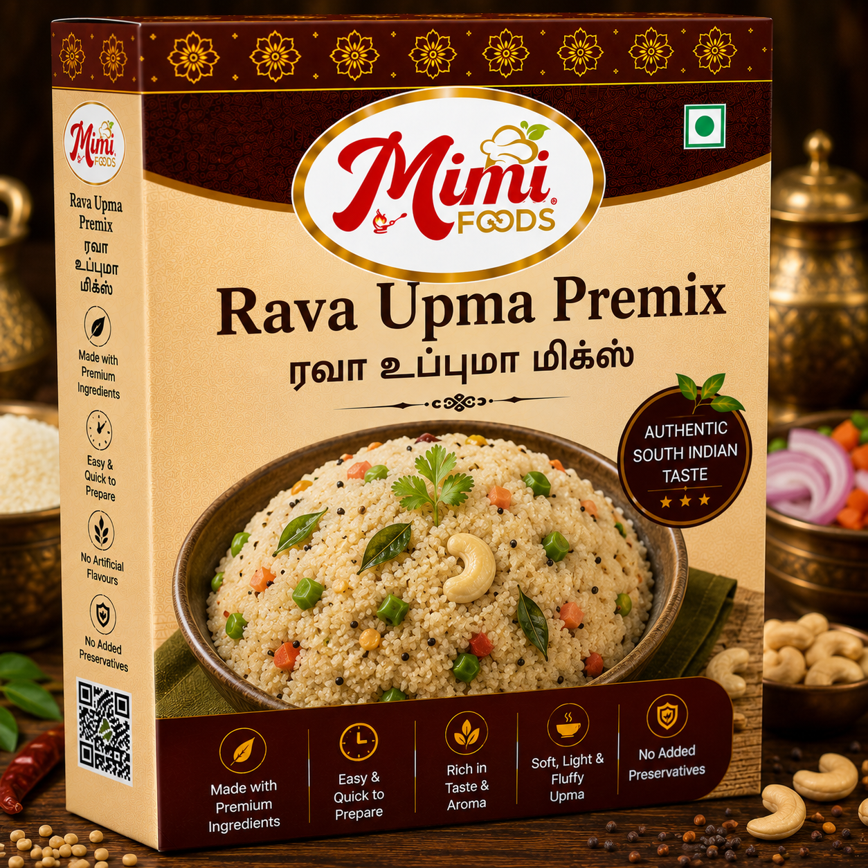 Rava Upma Premix (ரவா உப்புமா மிக்ஸ்)