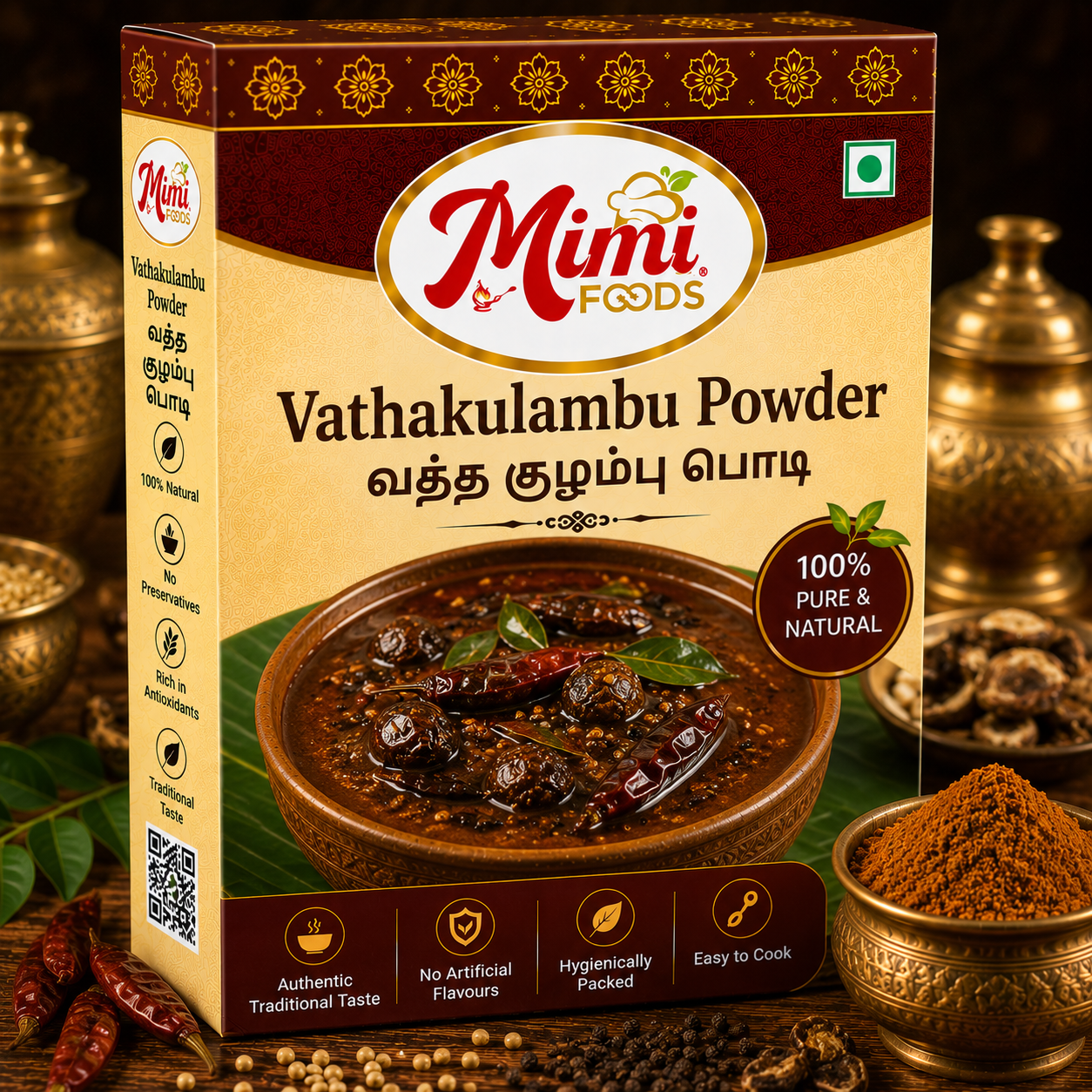 Vathakulambu Powder (வத்த குழம்பு பொடி)