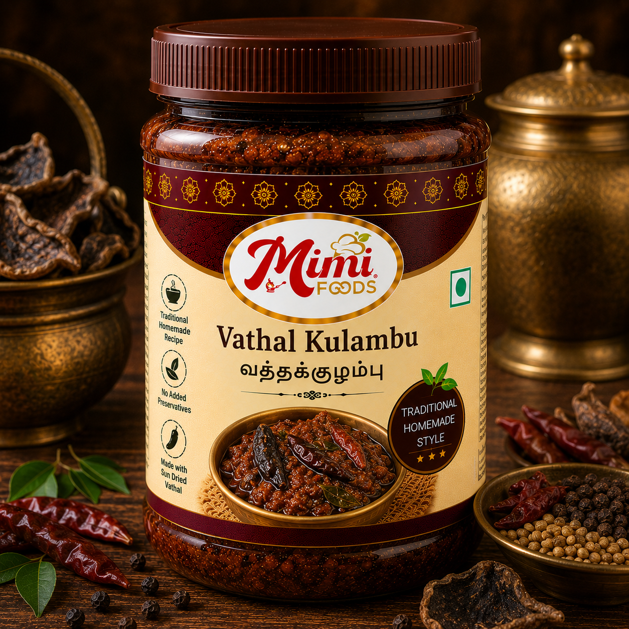 Vathal Kulambu (வத்தக்குழம்பு)