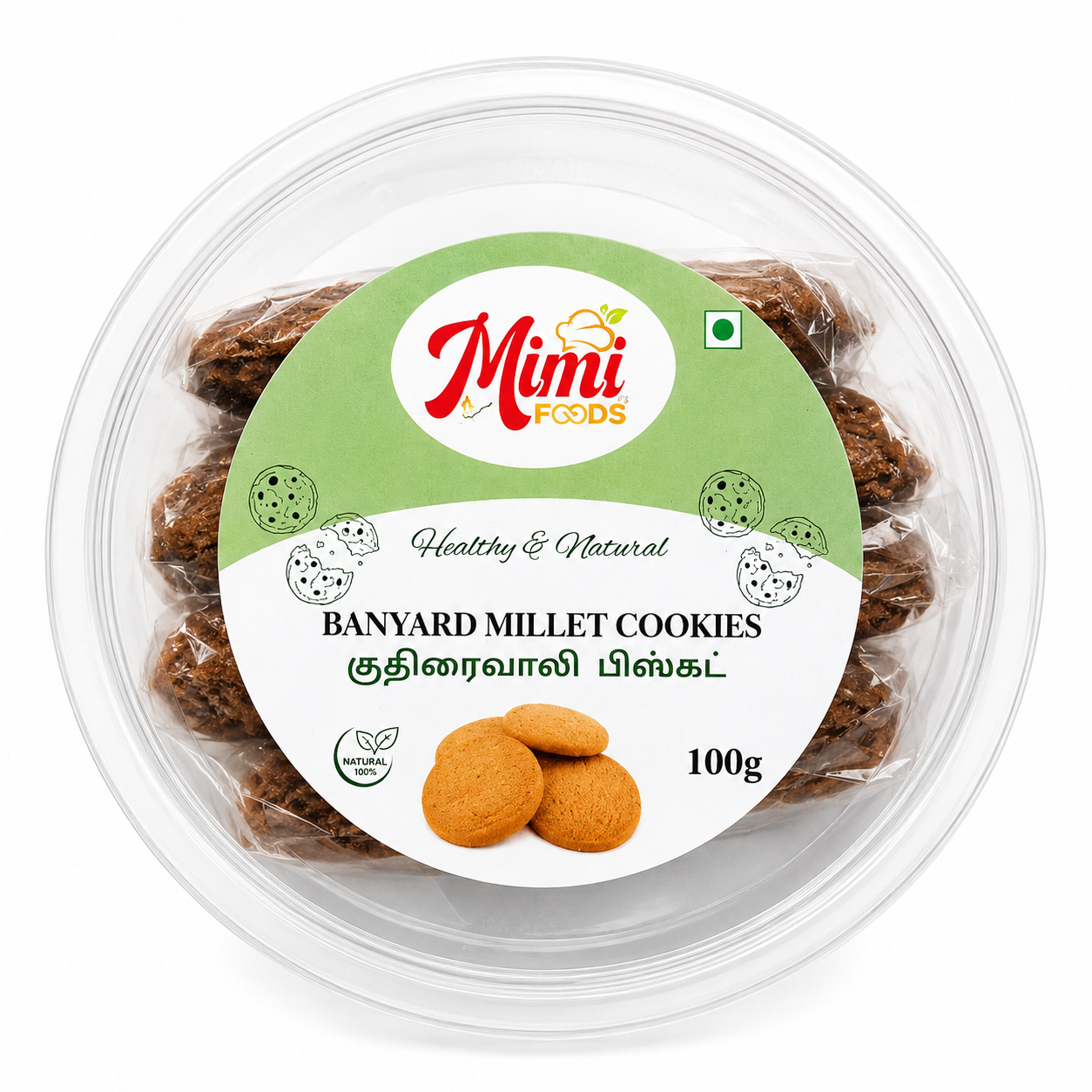 Banyard Millet Cookies (Kuthrai Vaali) – 100gm