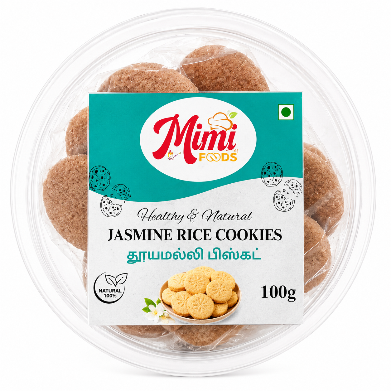Jasmine Rice Cookies -100gm