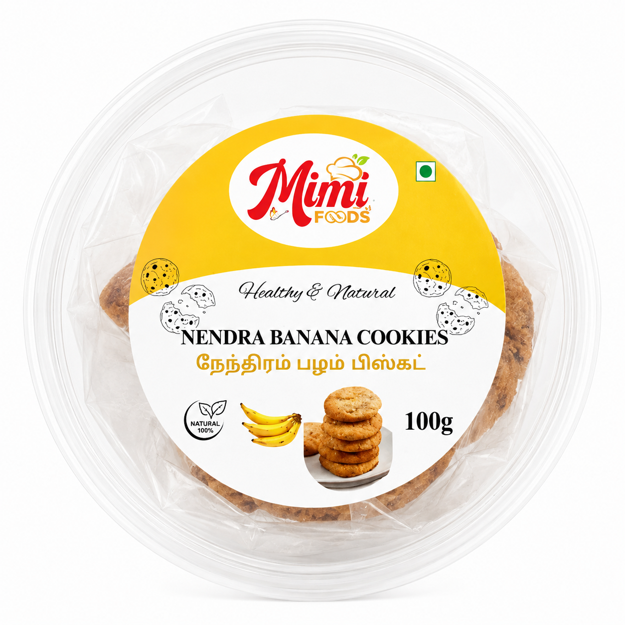Nendra Banana Cookies – 100gm