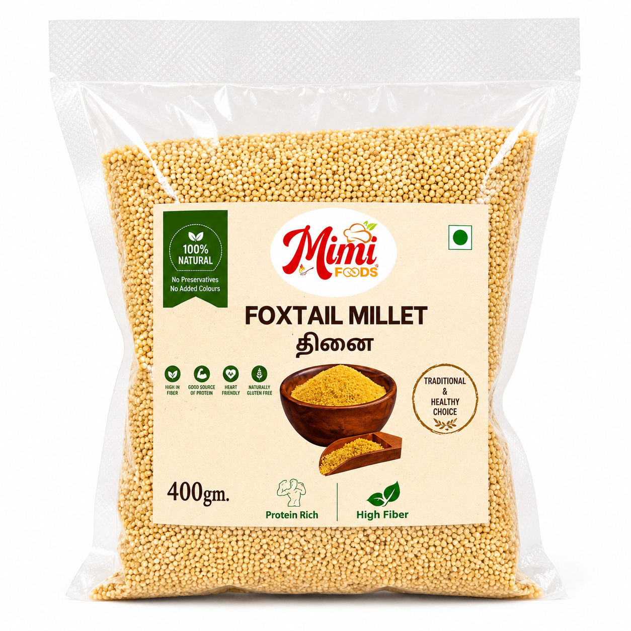 Foxtail Millet – 400Gm (தினை)