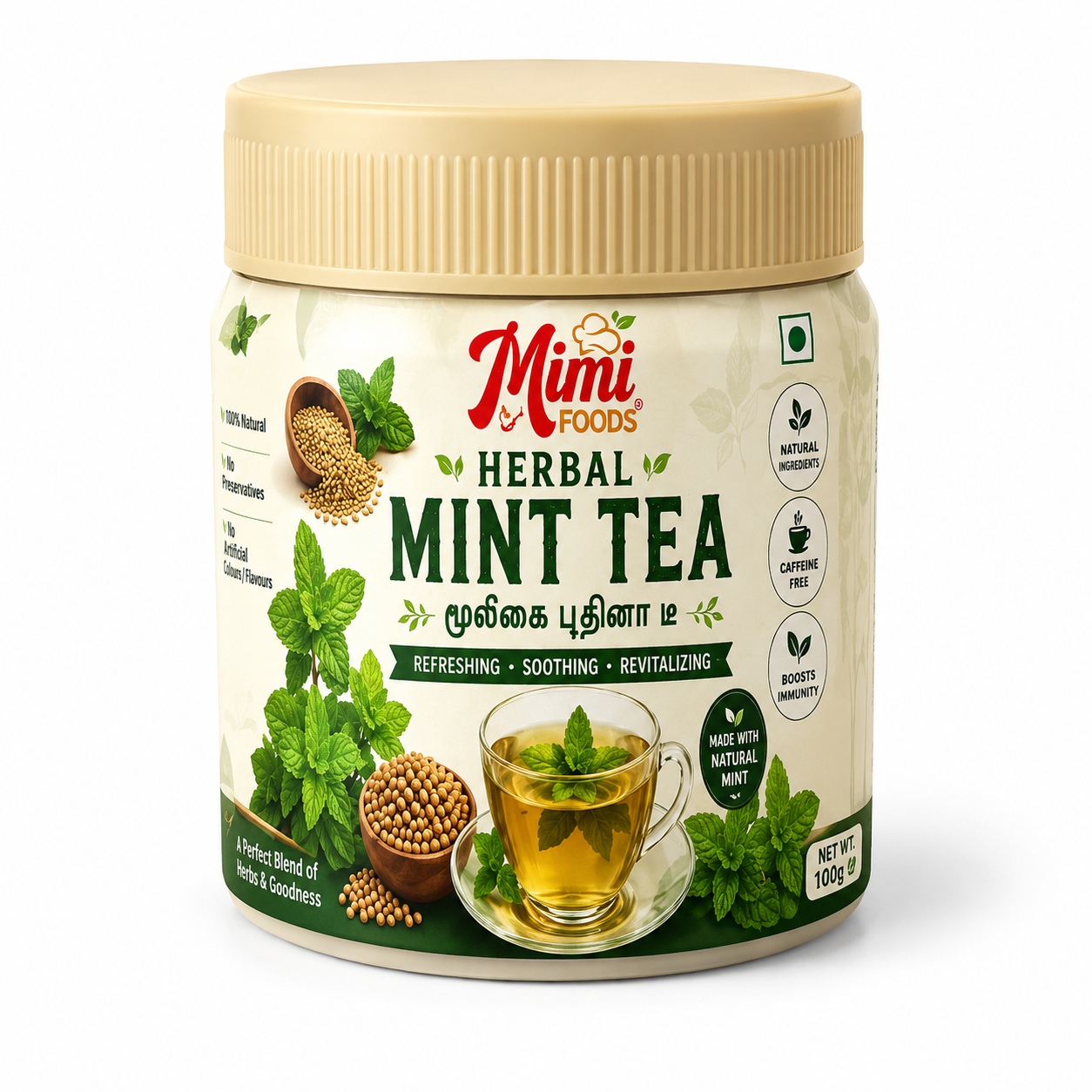 Mint Herbal Tea – 25gm